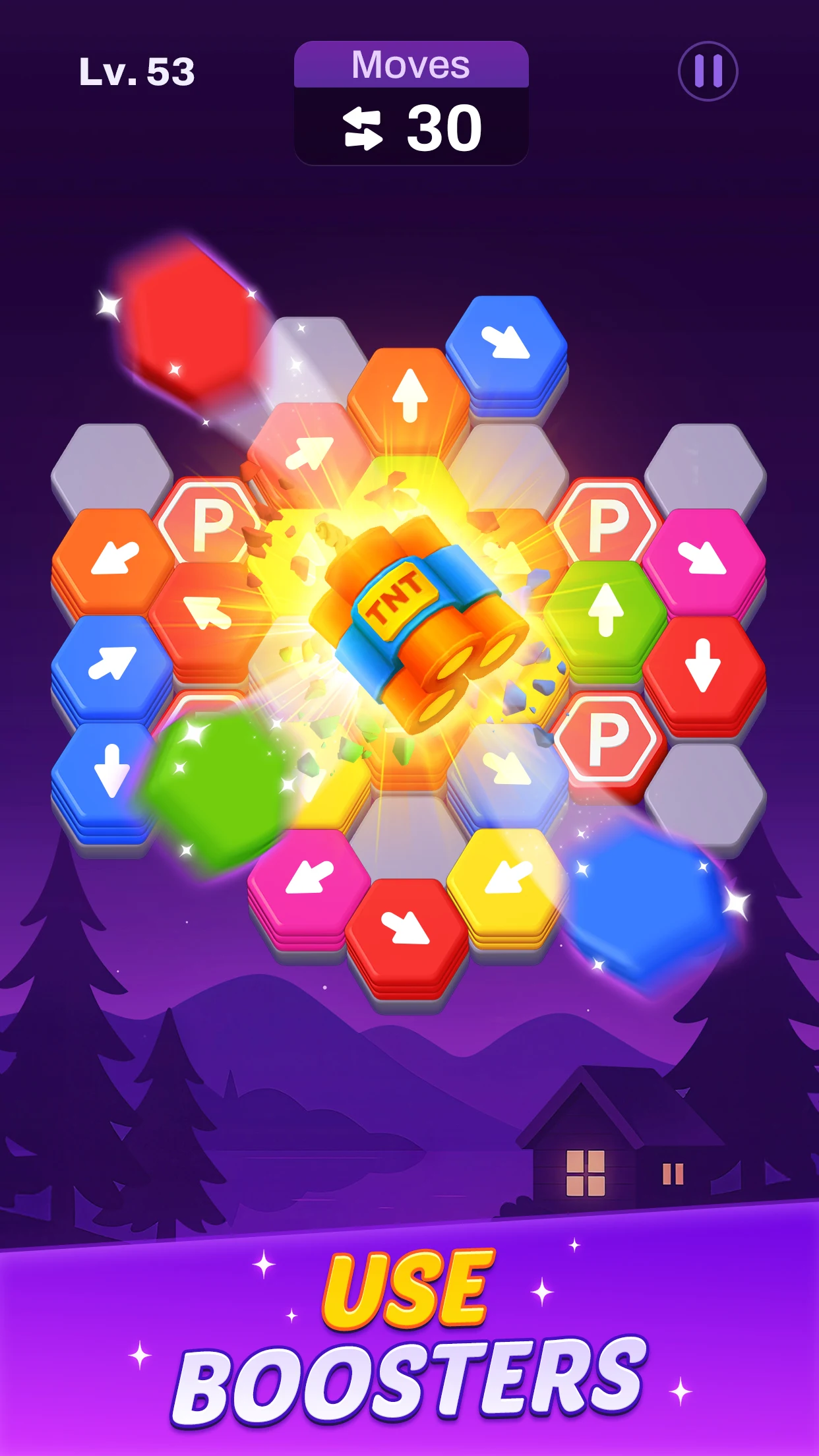 Hexout - Color Hexa Puzzle screenshot
