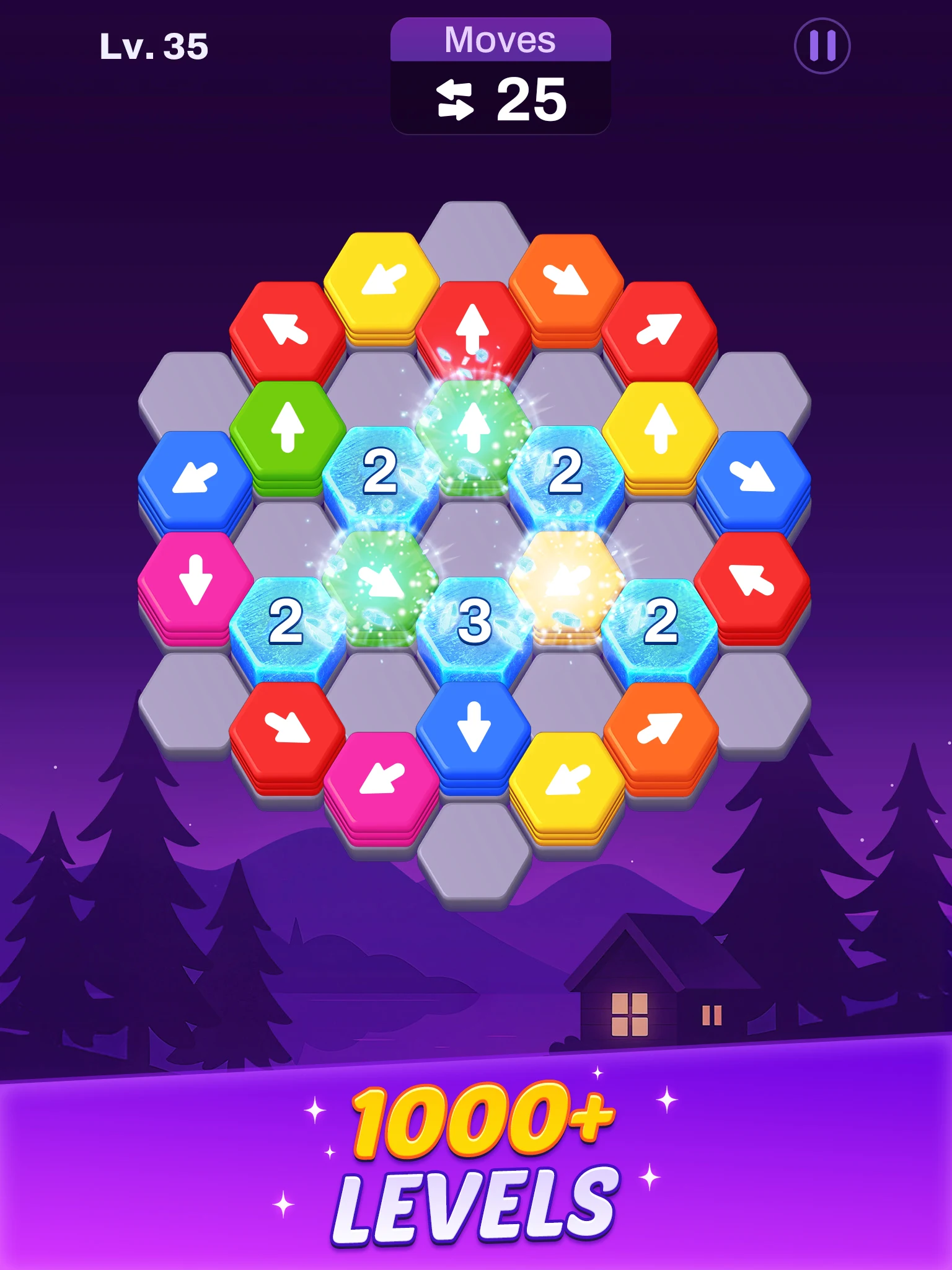 Hexout - Color Hexa Puzzle screenshot