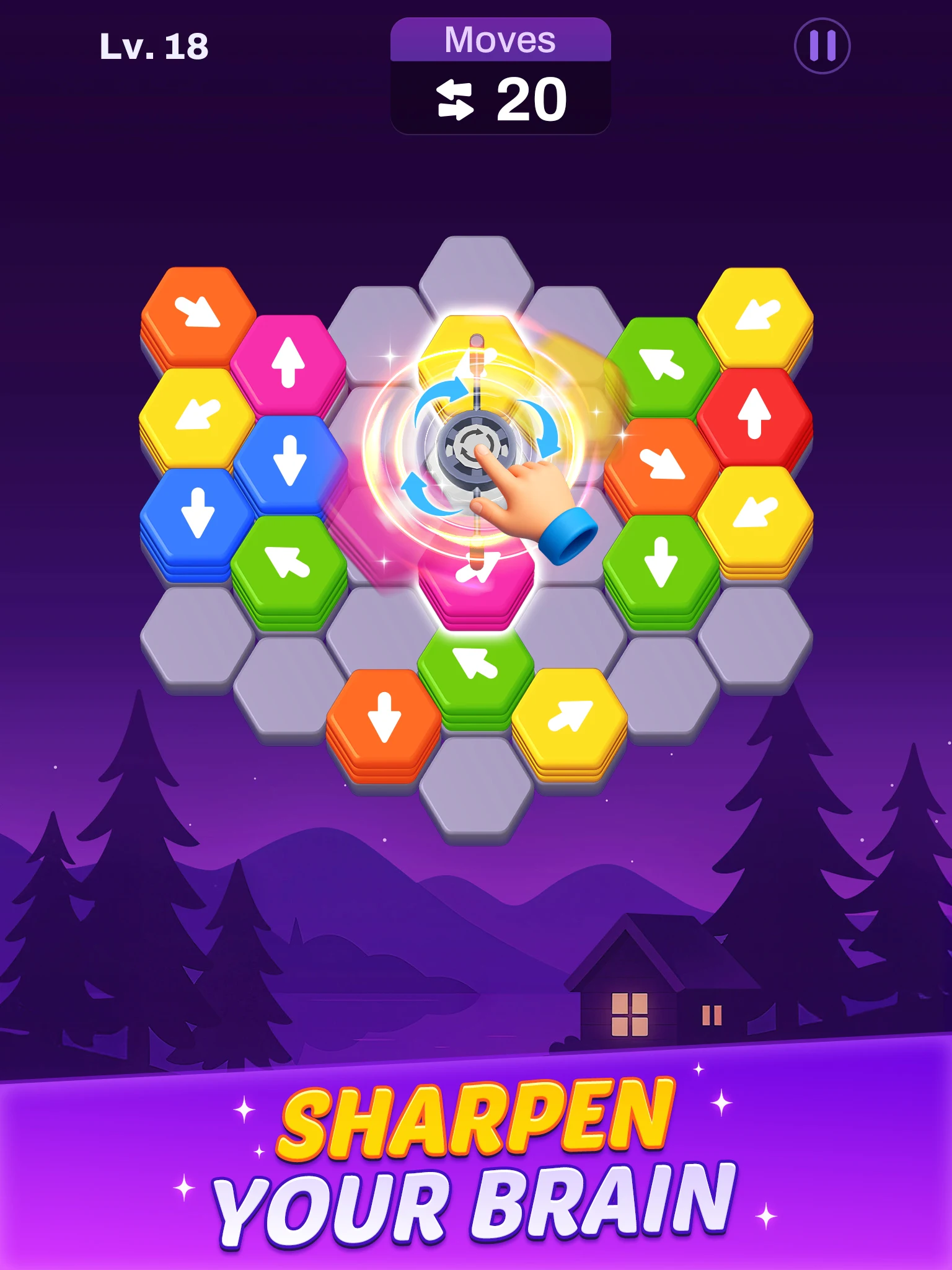 Hexout - Color Hexa Puzzle screenshot
