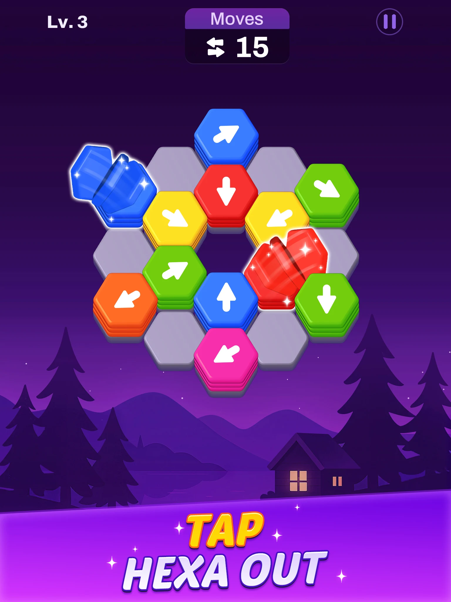 Hexout - Color Hexa Puzzle screenshot