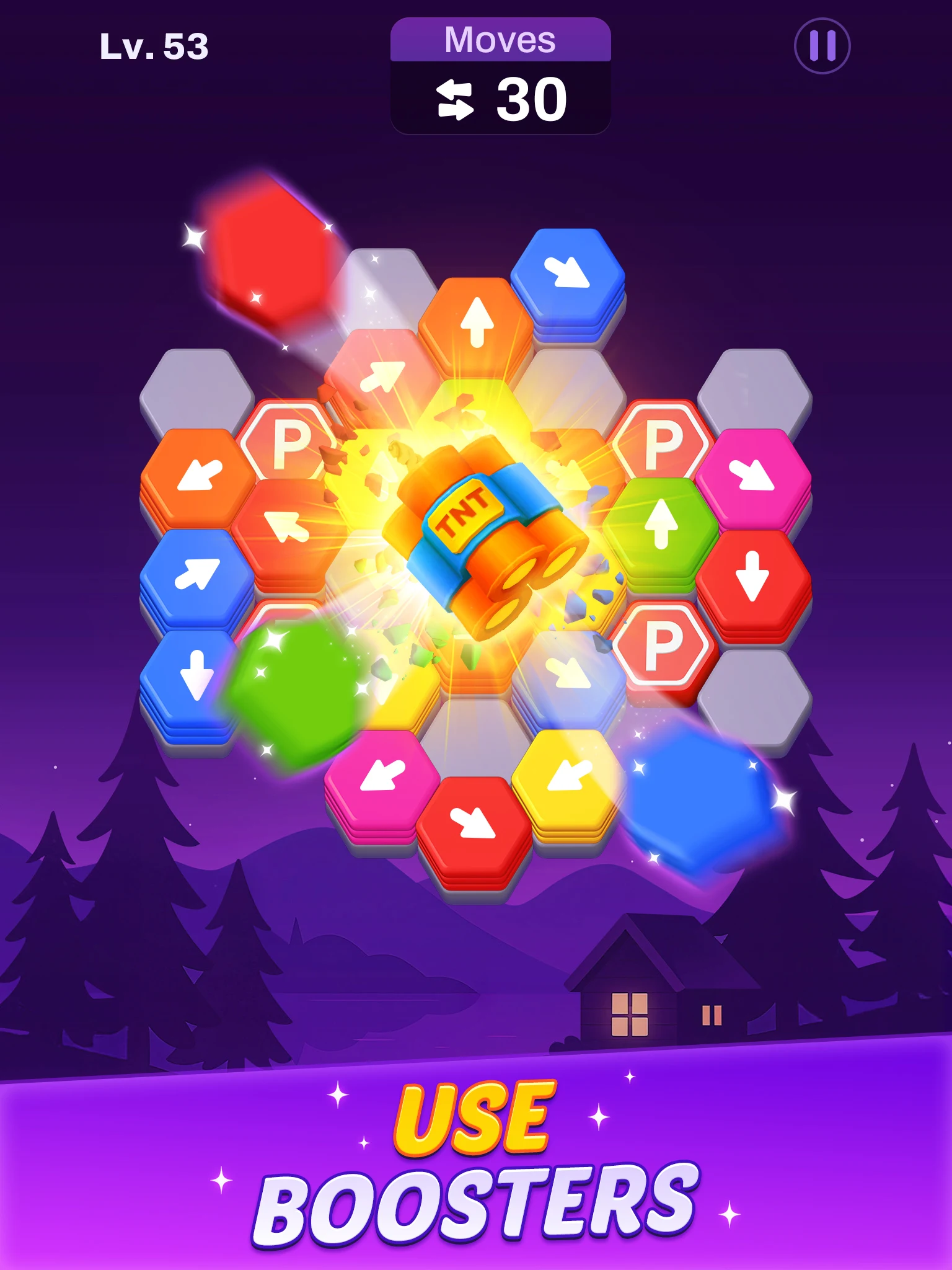 Hexout - Color Hexa Puzzle screenshot